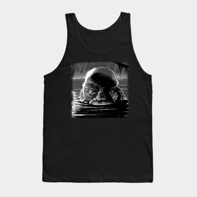 The Creature from the Black Lagoon Tank Top by pavstudio